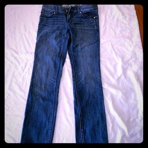 Express mid-rise skinny jeans